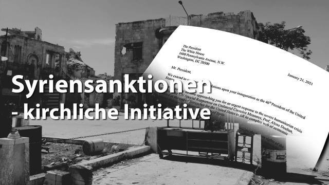 Syriensanktionen – kirchliche Initiative
