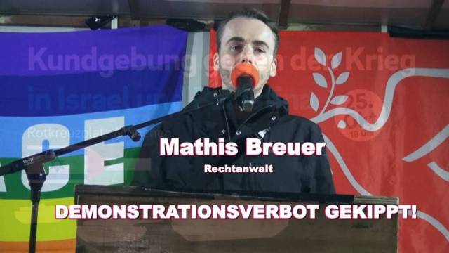 Rede von RA Mathis Breuer