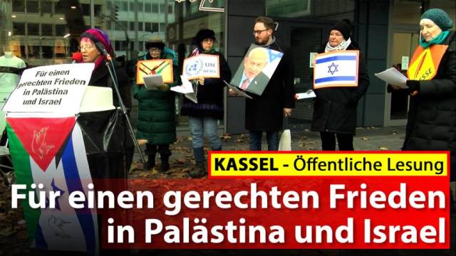 Für einen gerechten Frieden in Palästina und Israel