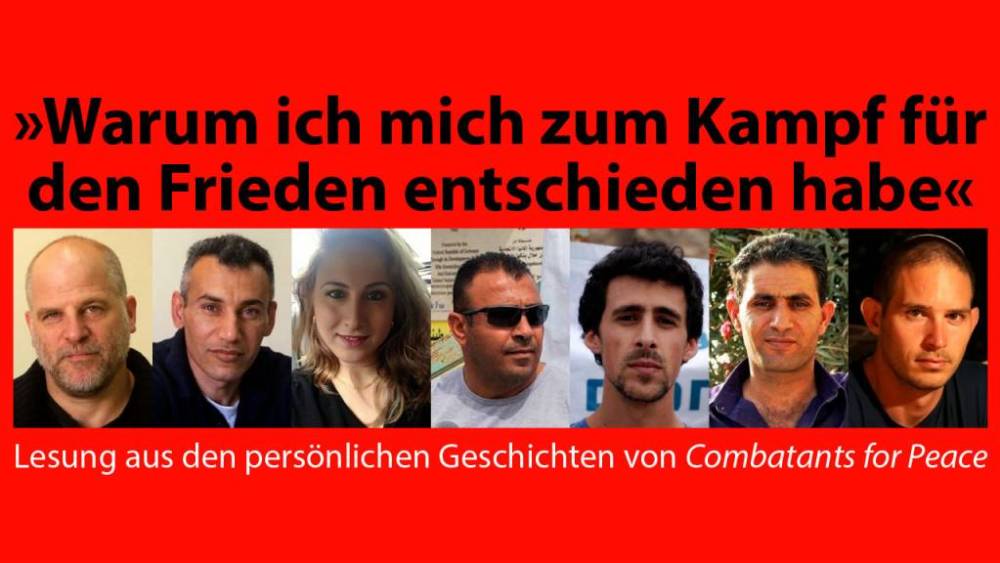 Lesung: "Warum ich mich zum Kampf für den Frieden entschieden habe"