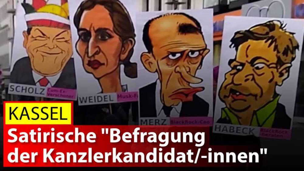 Satirische „Befragung der Kanzlerkandidat/-innen“
