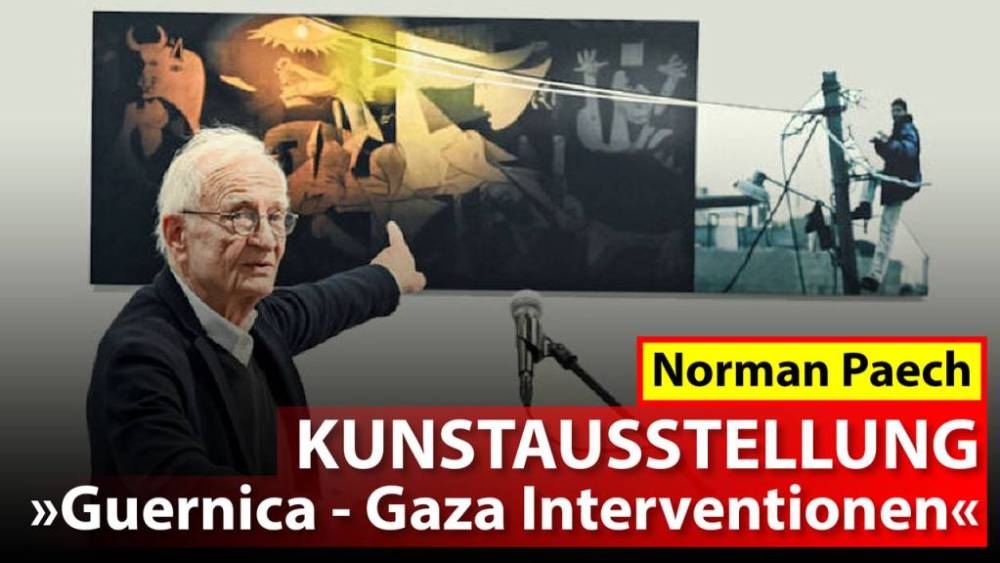 Eröffnung Kunstausstellung „Guernica - Gaza Interventionen“